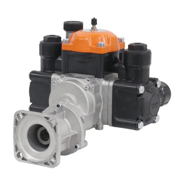 Gearbox side of BPX 25 series diaphragm pump. Nylon made.